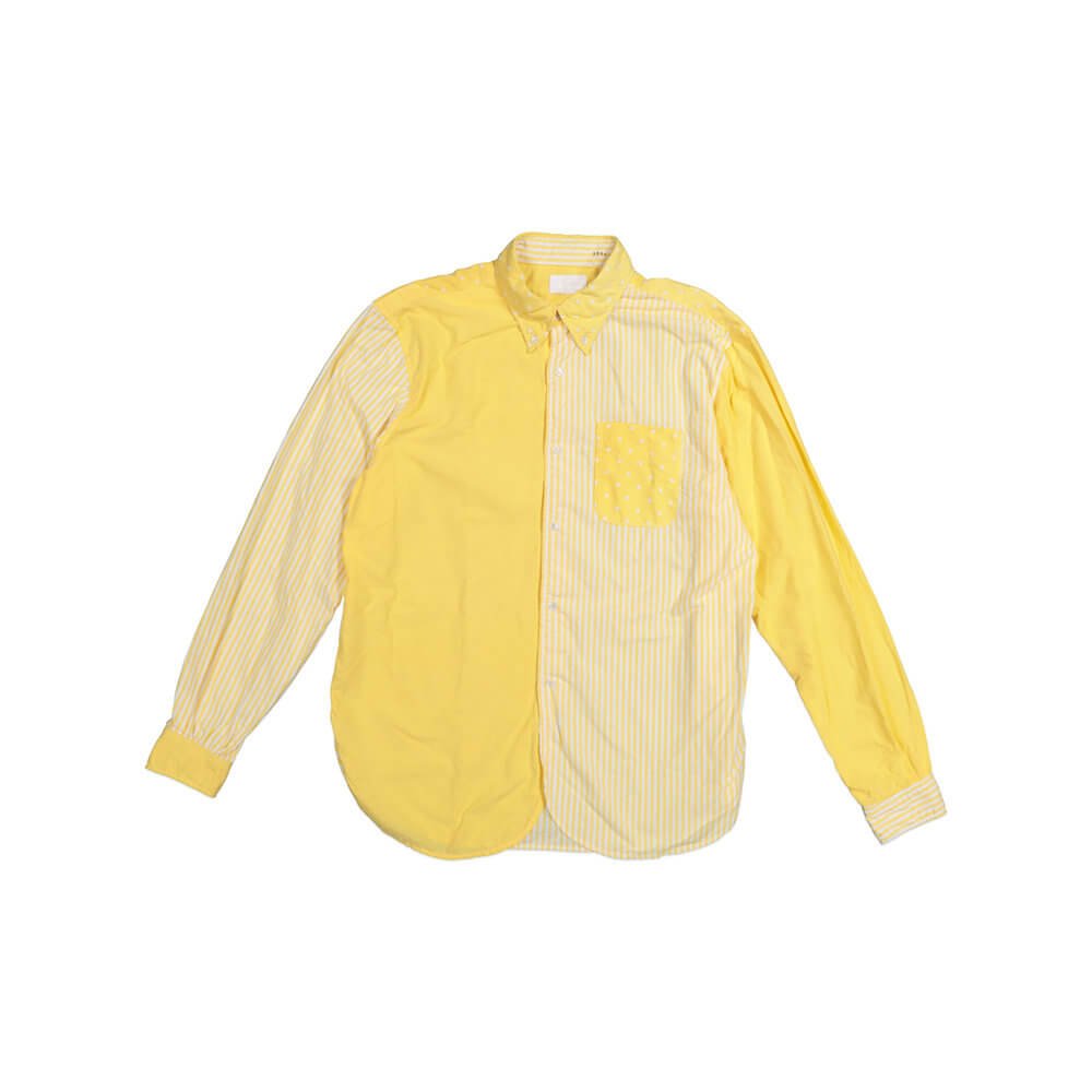 Mens Dress Shirt Multicoloured Pattern Flat Lay Photograph