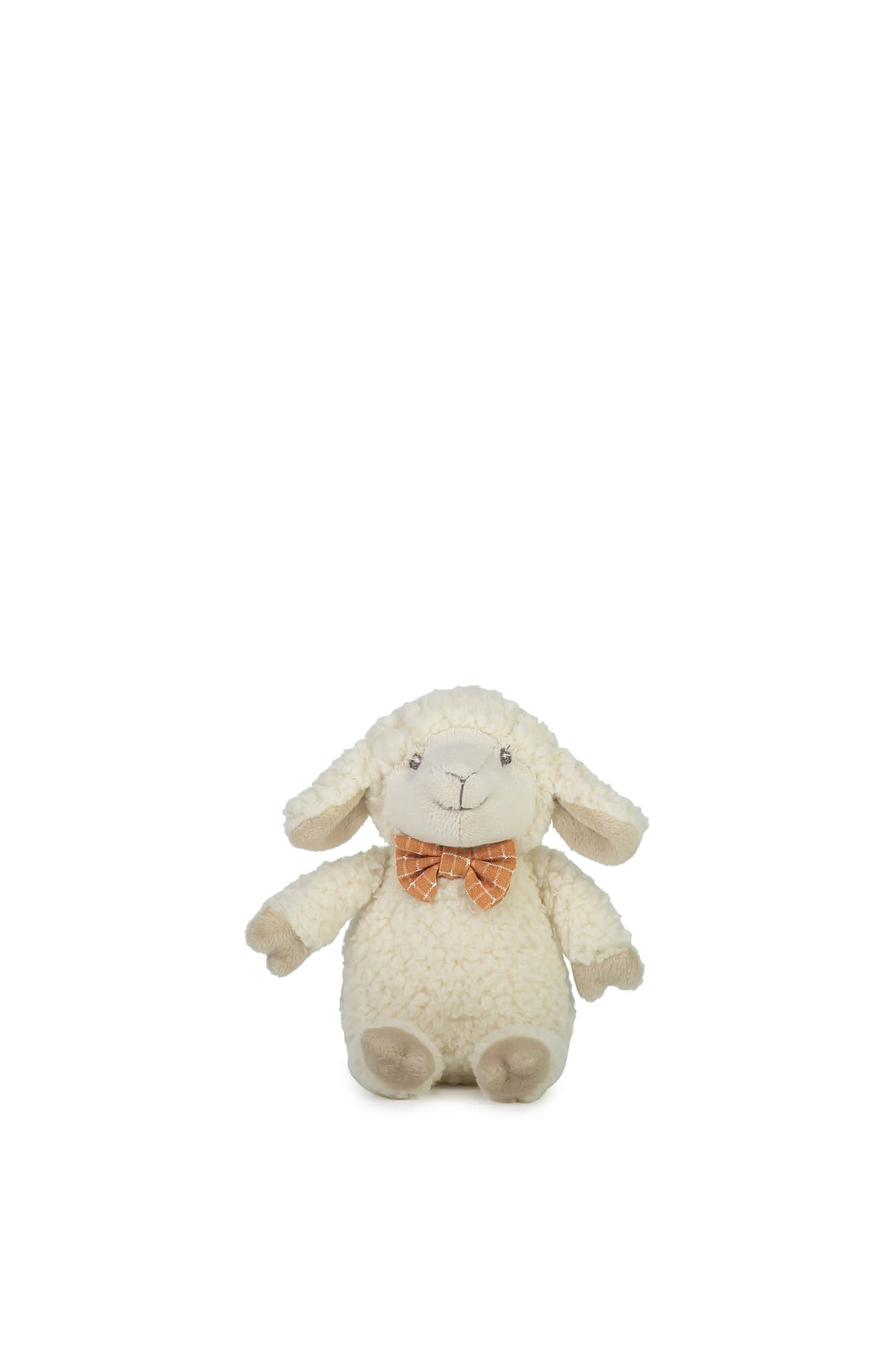 Soft woollen toy sheep photography in studio Auckland