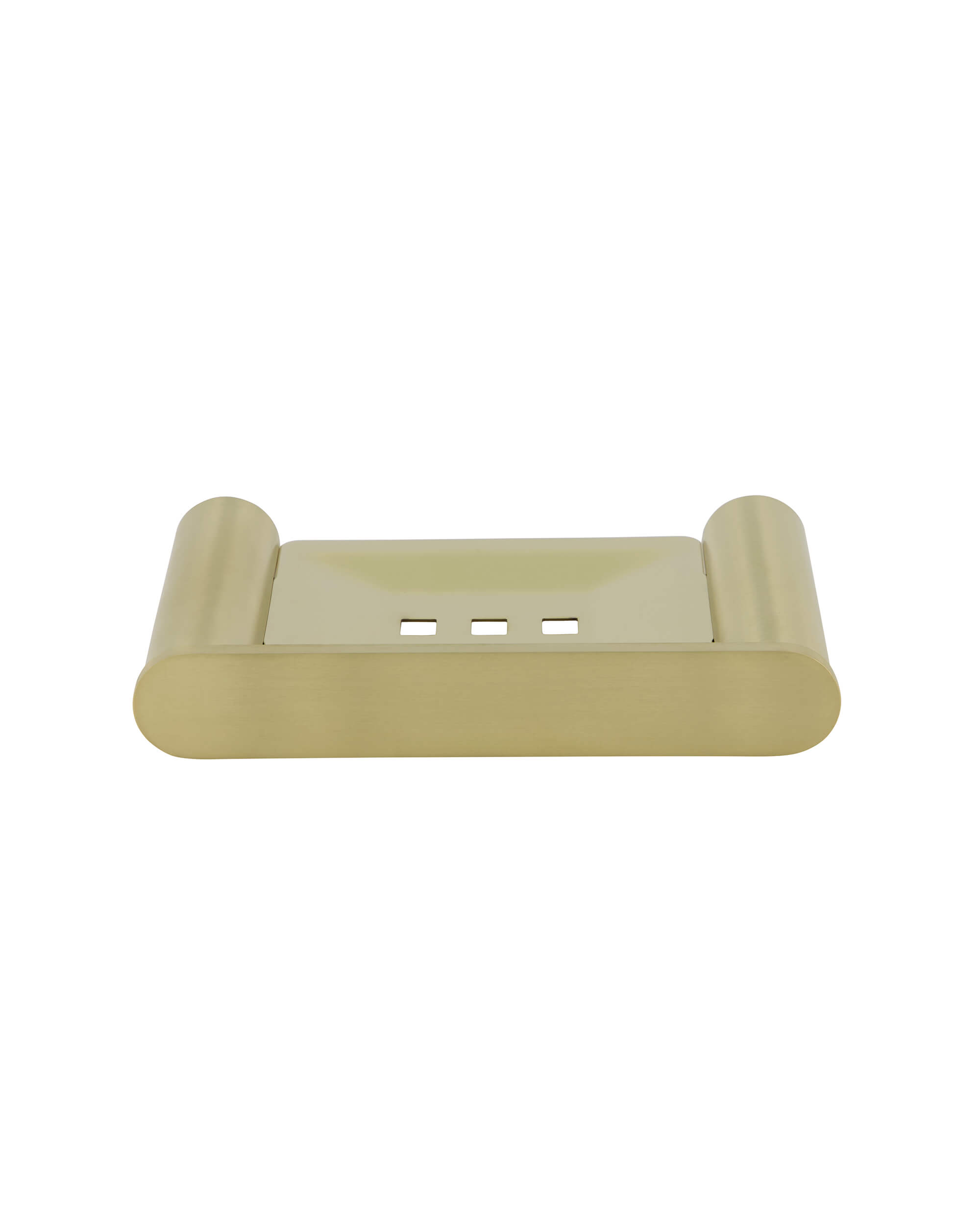 photograph of gold soap dish for ecommerce