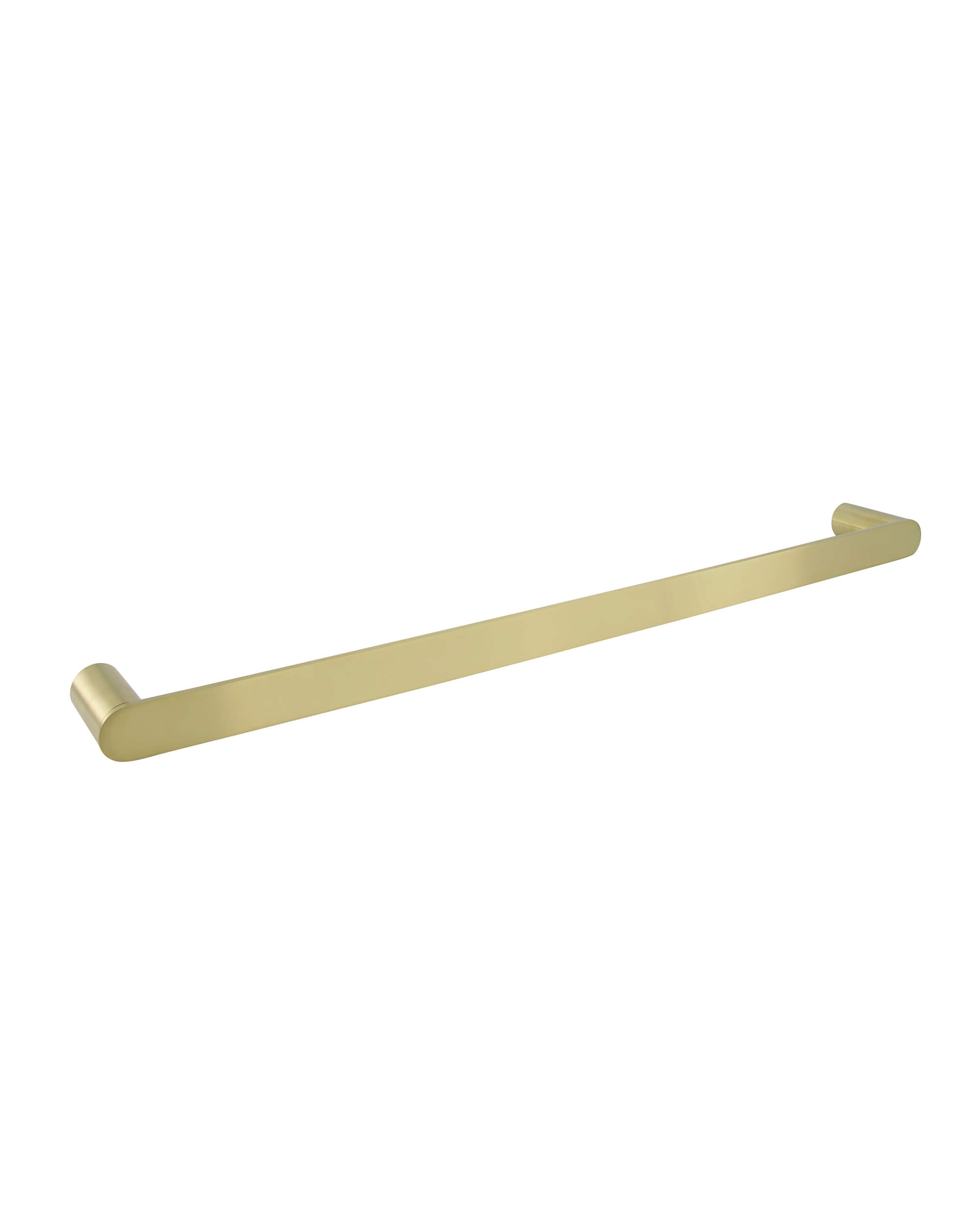 Gold towel rail angled photograph for ecommerce and social media