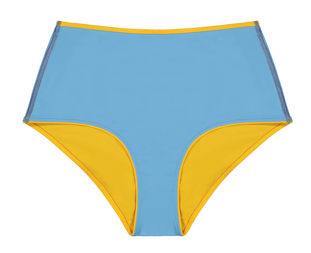 Swimwear bikini bottoms photographed on flat lay automation machine in Auckland New Zealand