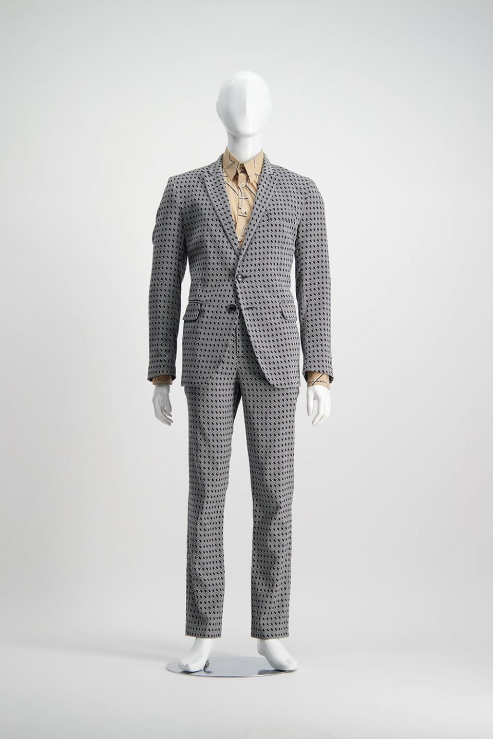 Checkered Black and White suit from WORLD Brand - mens