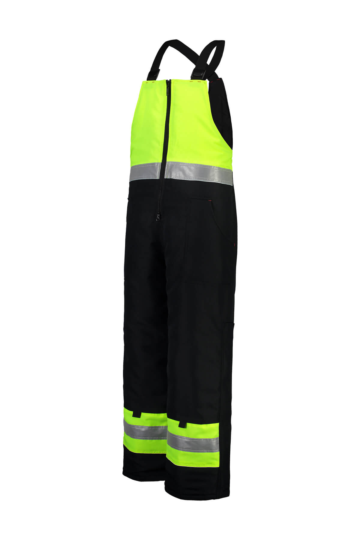 fluro yellow mens fullpiece workwear shot on mannequin