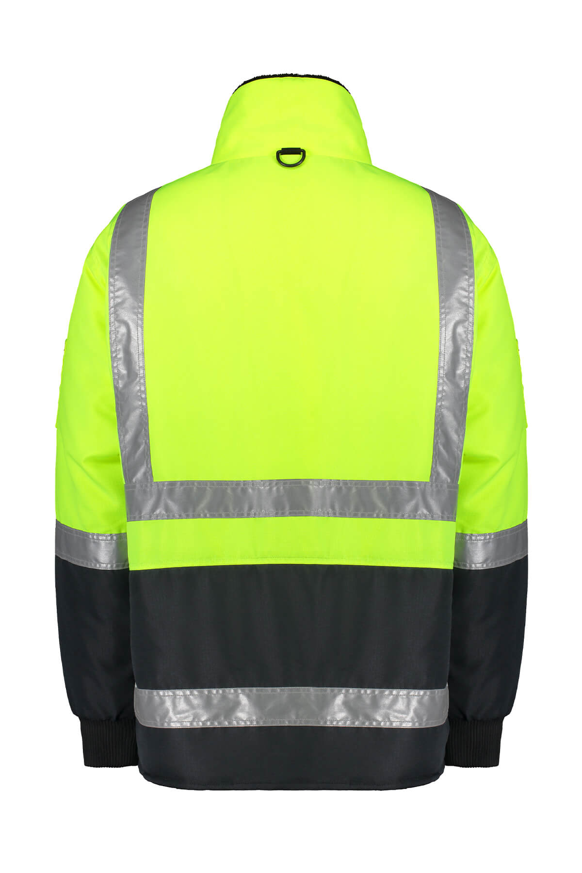 mannequin photography of mens workwear fluro yellow