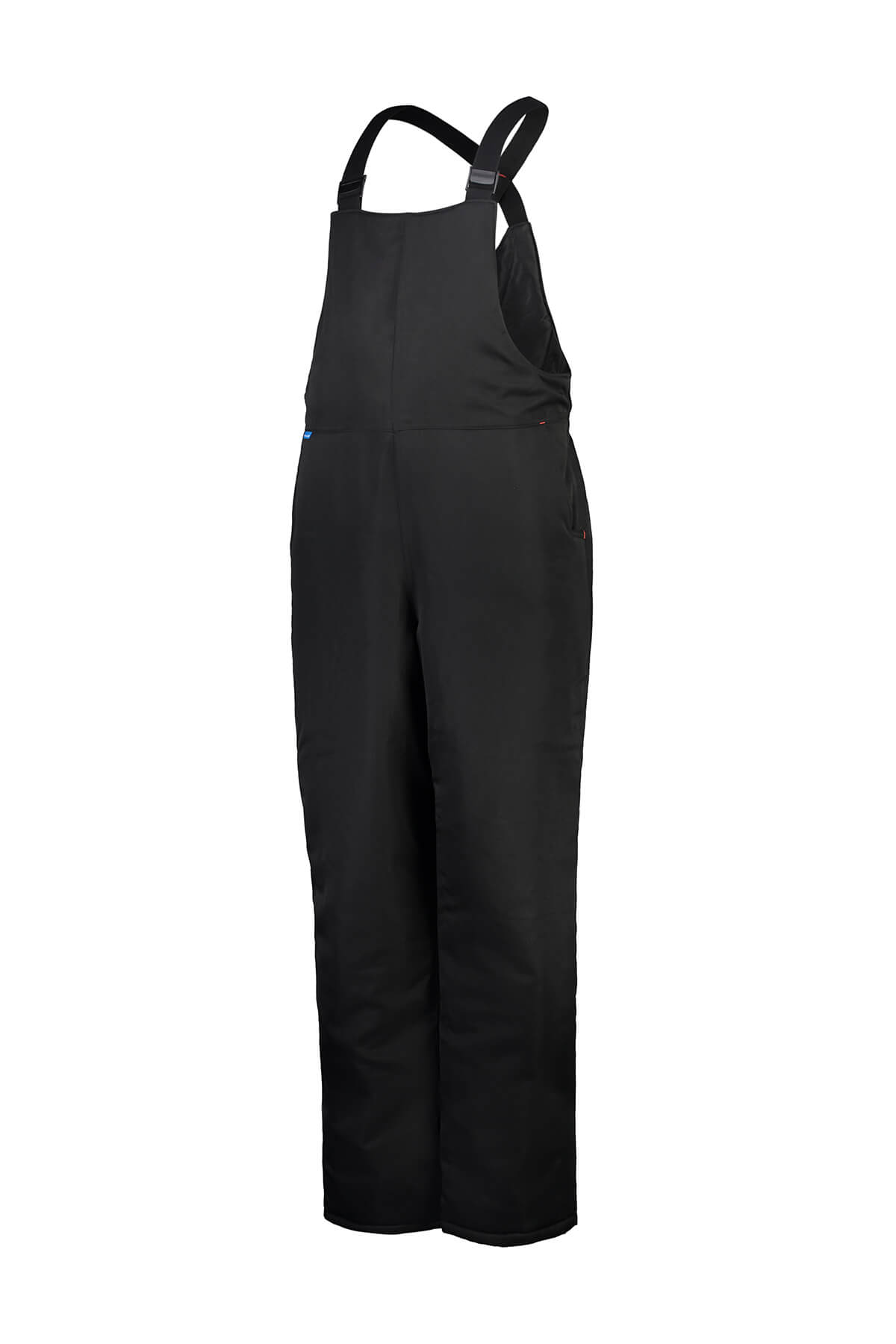 mens black overalls on mannequin for ecommerce photography