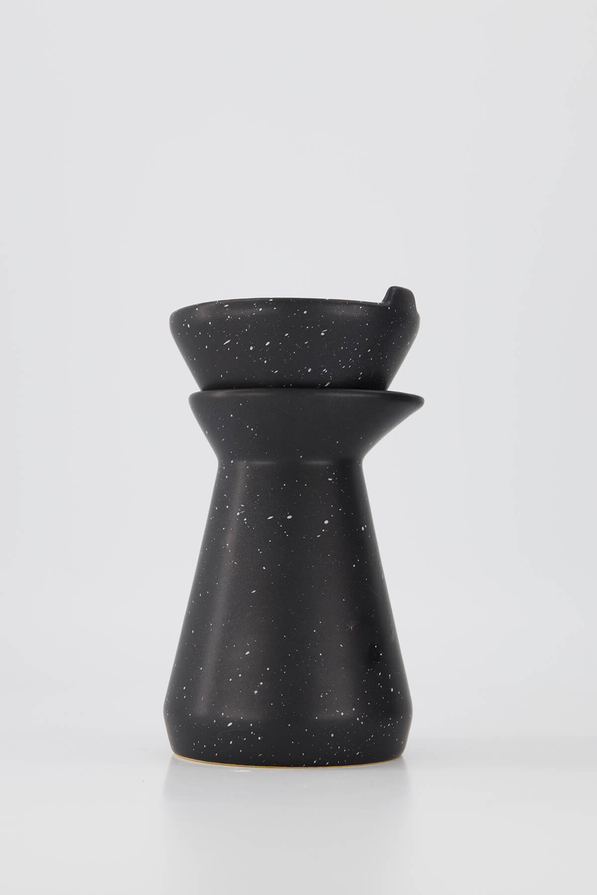 Black vase product photography 360 degree