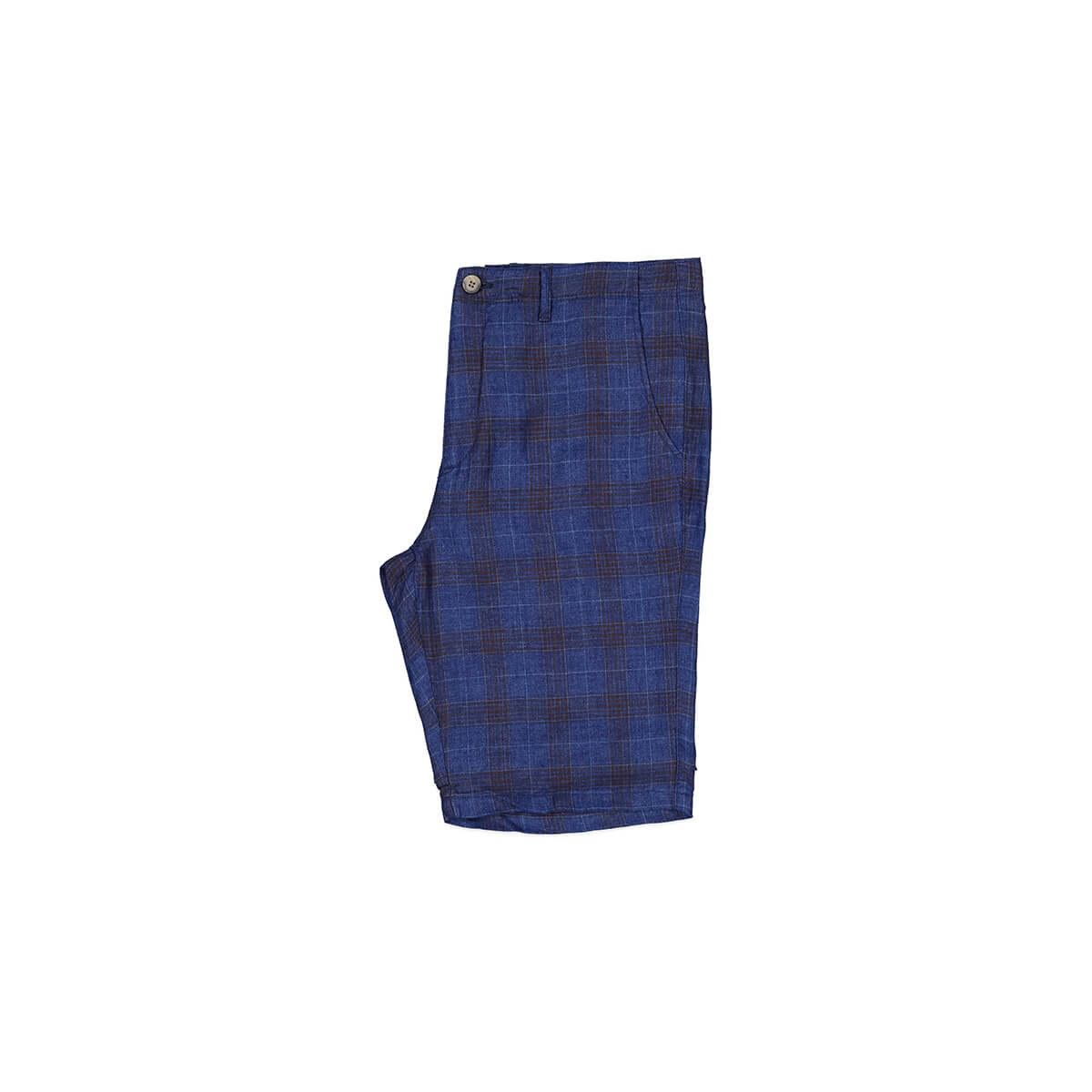 Blue checkered shorts from New Zealand menswear brand Working Style